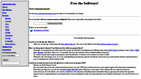 What Sourceware.org website looked like in 2022 (2 years ago)