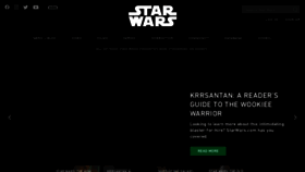 What Starwars.com website looked like in 2022 (2 years ago)