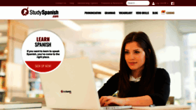 What Studyspanish.com website looked like in 2022 (2 years ago)