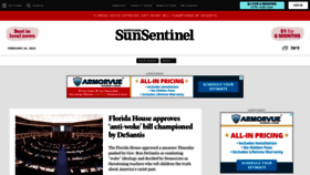 What Sun-sentinel.com website looked like in 2022 (2 years ago)