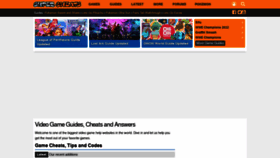 What Supercheats.com website looked like in 2022 (2 years ago)