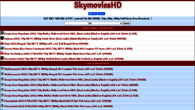 What Skymovieshd.blog website looked like in 2022 (2 years ago)