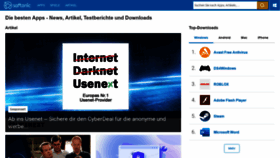 What Softonic.de website looked like in 2022 (3 years ago)
