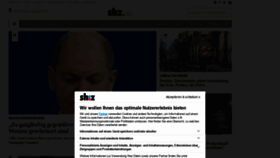 What Shz.de website looked like in 2022 (2 years ago)