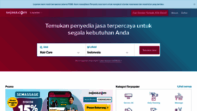 What Sejasa.com website looked like in 2022 (2 years ago)