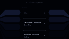 What Spotifywebplayer.net website looked like in 2022 (2 years ago)