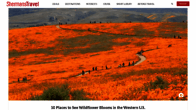 What Shermanstravel.com website looked like in 2022 (3 years ago)