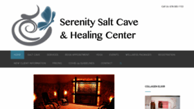 What Serenitysaltcave.com website looked like in 2022 (2 years ago)