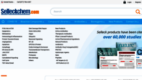 What Selleckchem.com website looked like in 2022 (2 years ago)