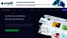 What Socialbakers.com website looked like in 2022 (2 years ago)