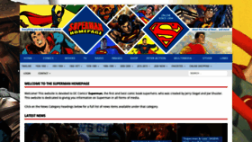 What Supermanhomepage.com website looked like in 2022 (2 years ago)
