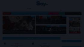 What Soy-de.com website looked like in 2022 (2 years ago)