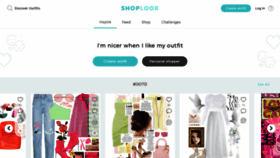 What Shoplook.io website looked like in 2022 (2 years ago)