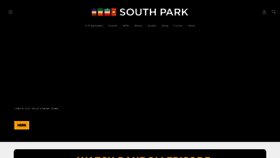 What Southparkstudios.com website looked like in 2022 (2 years ago)