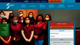 What Sansumclinic.org website looked like in 2022 (2 years ago)