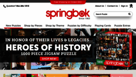 What Springbok-puzzles.com website looked like in 2022 (2 years ago)