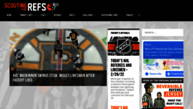 What Scoutingtherefs.com website looked like in 2022 (2 years ago)