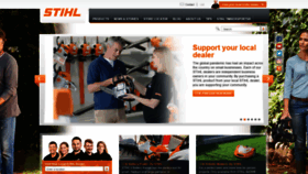 What Stihl.com.au website looked like in 2022 (2 years ago)