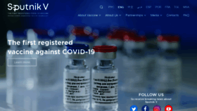 What Sputnikvaccine.com website looked like in 2022 (2 years ago)
