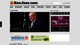 What Sanjose.com website looked like in 2022 (2 years ago)
