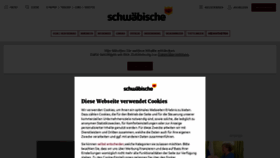 What Schwaebische.de website looked like in 2022 (2 years ago)