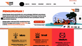 What Smebank.com.my website looked like in 2022 (2 years ago)