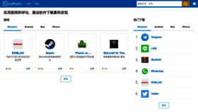 What Softonic.cn website looked like in 2022 (2 years ago)