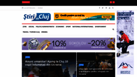 What Stiridecluj.ro website looked like in 2022 (2 years ago)