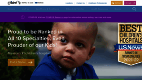 What Stlouischildrens.org website looked like in 2022 (2 years ago)