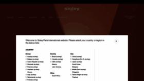 What Sisley-paris.com website looked like in 2022 (2 years ago)