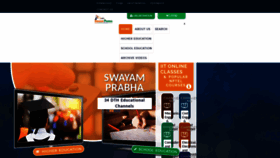 What Swayamprabha.gov.in website looked like in 2022 (2 years ago)