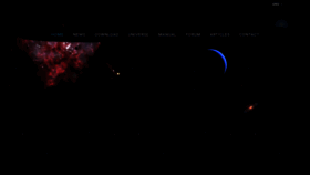 What Spaceengine.org website looked like in 2022 (2 years ago)