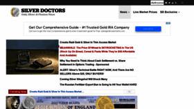 What Silverdoctors.com website looked like in 2022 (2 years ago)