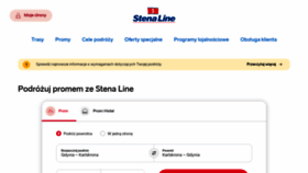What Stenaline.pl website looked like in 2022 (2 years ago)