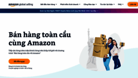 What Sell.amazon.vn website looked like in 2022 (2 years ago)
