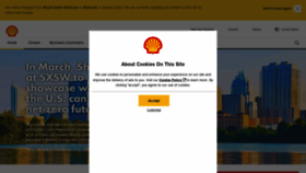 What Shell.us website looked like in 2022 (2 years ago)
