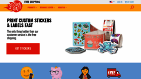 What Stickergiant.com website looked like in 2022 (2 years ago)