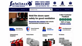 What Safelincs.co.uk website looked like in 2022 (2 years ago)