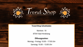 What Sabine-trendshop.de website looked like in 2022 (2 years ago)