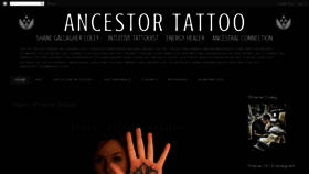 What Shanetattoos.com website looked like in 2022 (2 years ago)