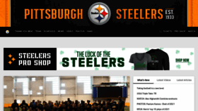 What Steelers.com website looked like in 2022 (2 years ago)