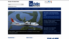 What Seychellesnewsagency.com website looked like in 2022 (2 years ago)