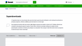 What Superdownloads.com.br website looked like in 2022 (2 years ago)