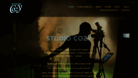 What Studiocozy.com website looked like in 2022 (2 years ago)