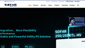 What Sofarsolar.com website looked like in 2022 (2 years ago)