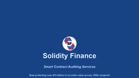 What Solidity.finance website looked like in 2022 (2 years ago)