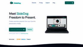 What Slidedog.com website looked like in 2022 (2 years ago)