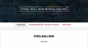 What Steel-ball-run.com website looked like in 2022 (2 years ago)