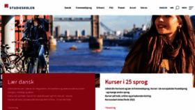 What Studieskolen.dk website looked like in 2022 (2 years ago)
