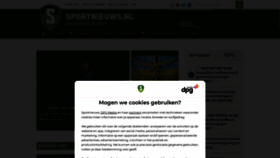 What Sportnieuws.nl website looked like in 2022 (2 years ago)